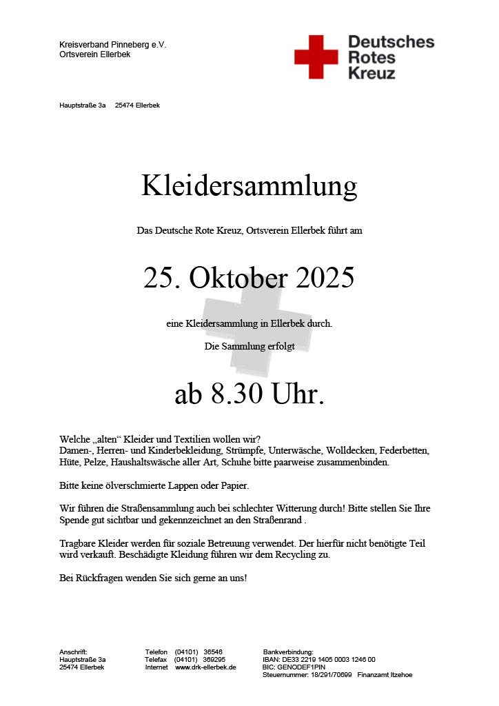 Kleidersammlung mit4